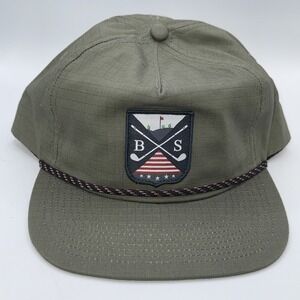 Boston Scott Golf Apparel Snapback Cream Patch On Front